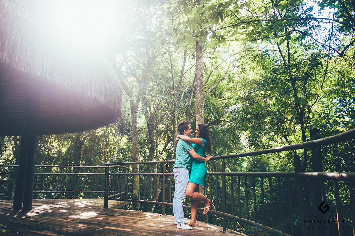 Ensaio pré-wedding no Royal Forest em Londrina