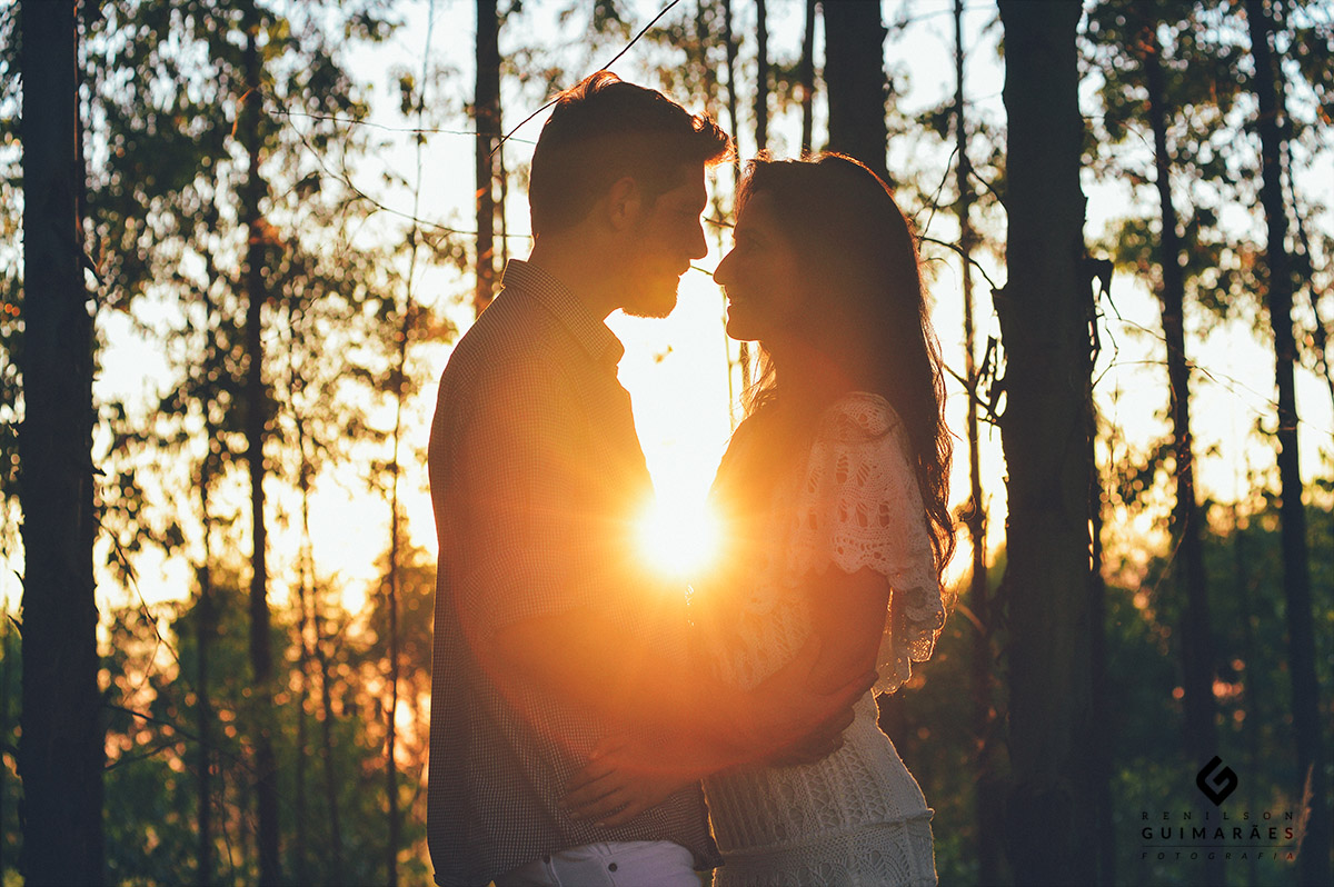 Fotos dos noivos em eucaliptos na toca de assis