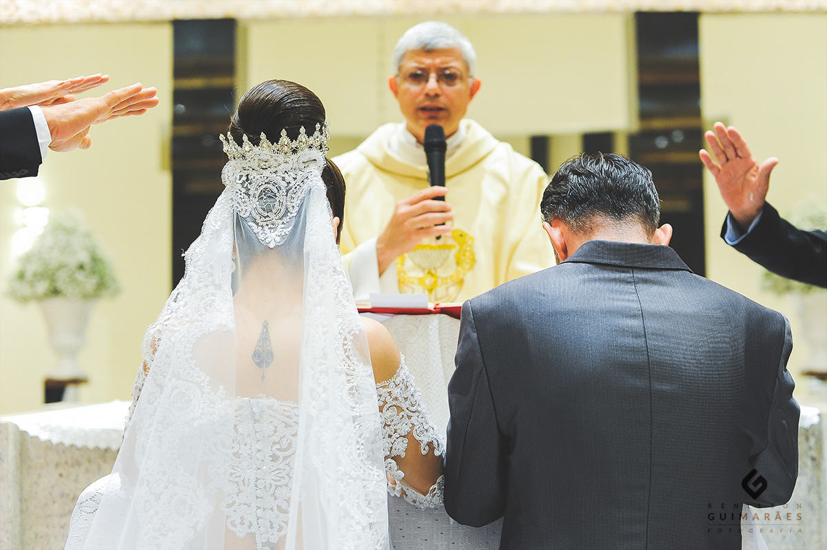 Cerimônia religiosa, benção dos pais