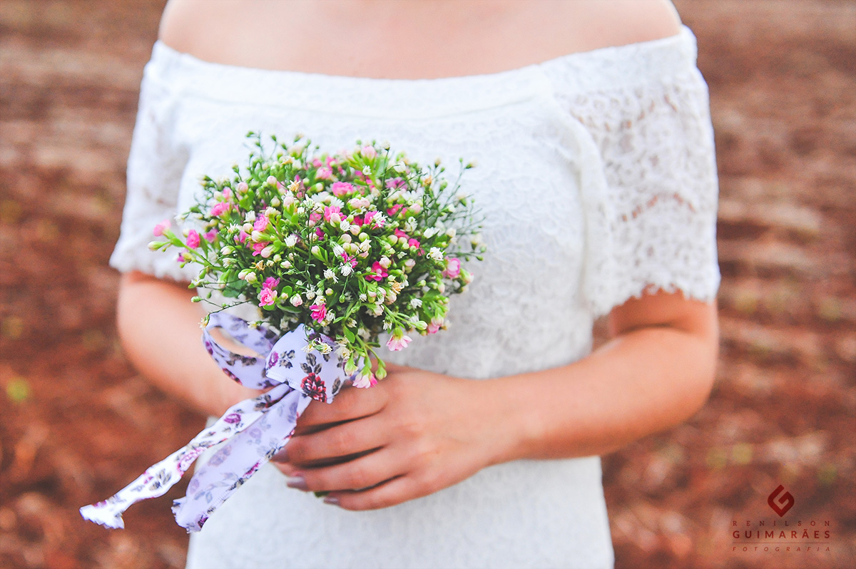 Ensaio pré-casamento na plantação