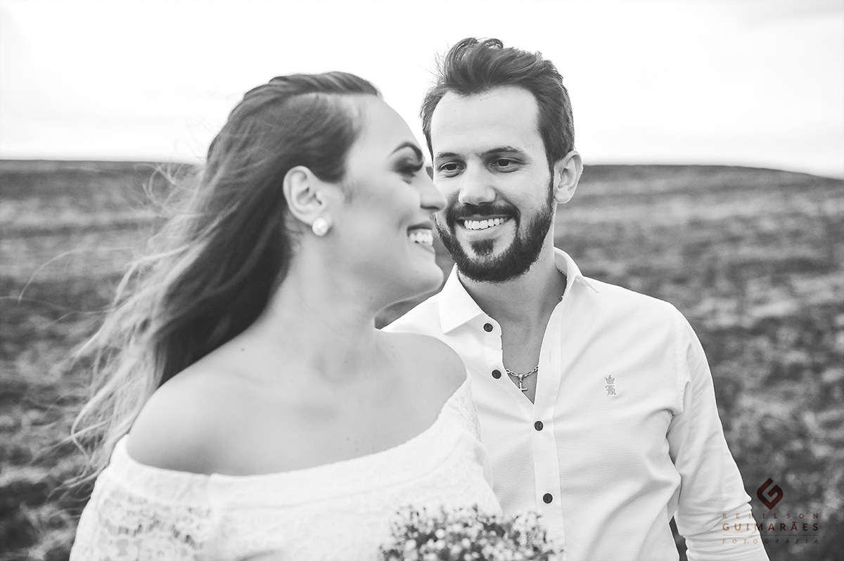 Ensaio pré-casamento na plantação