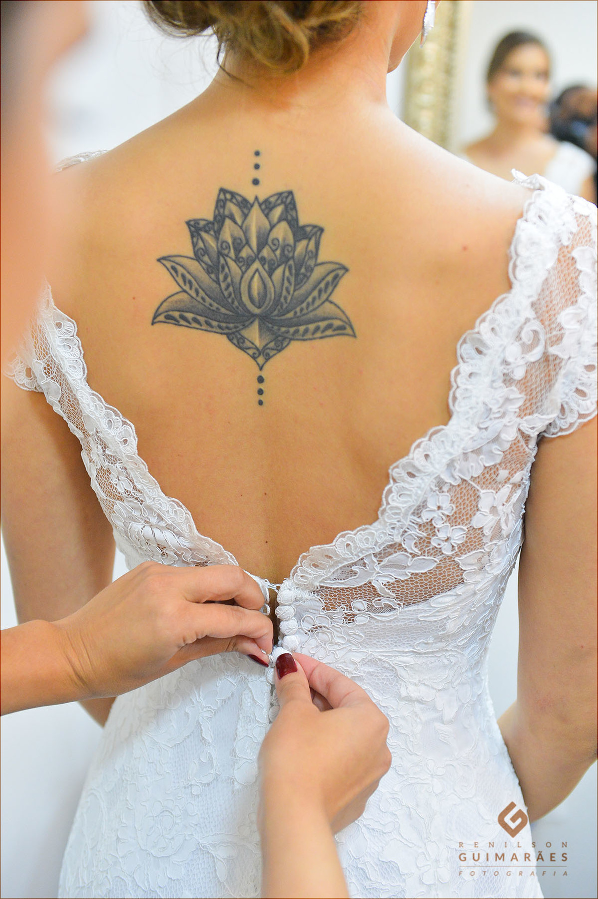 vestindo a noiva, momentos finais