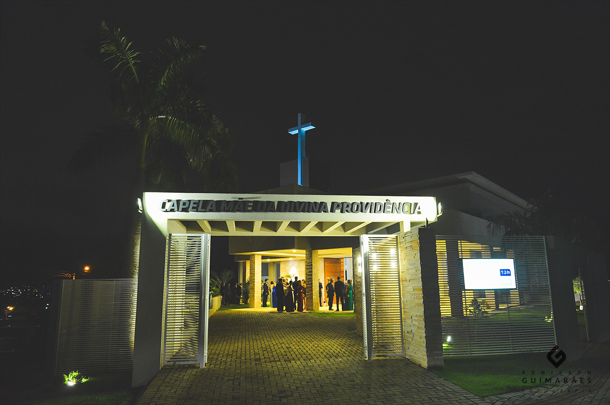 O local da cerimônia de casamento