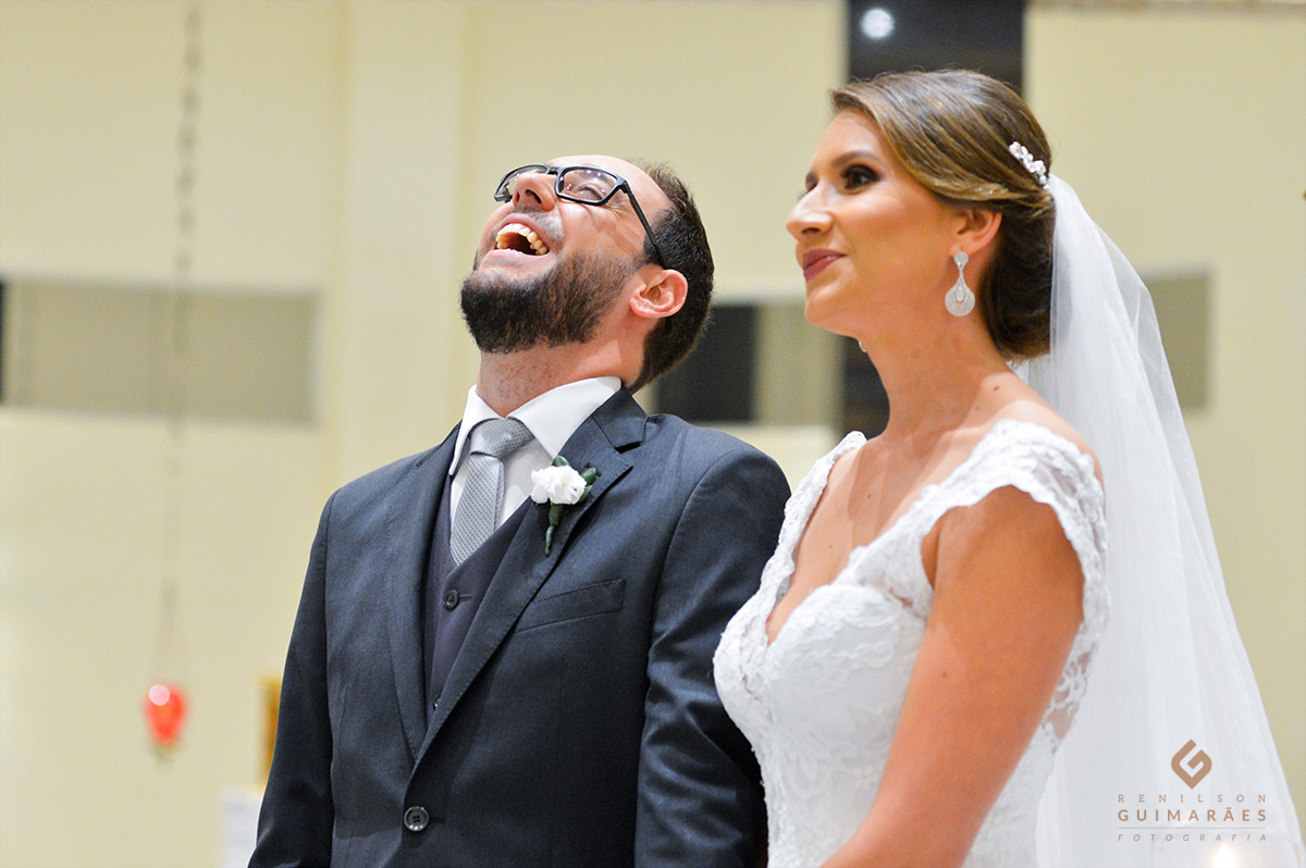 momento descontração do casamento