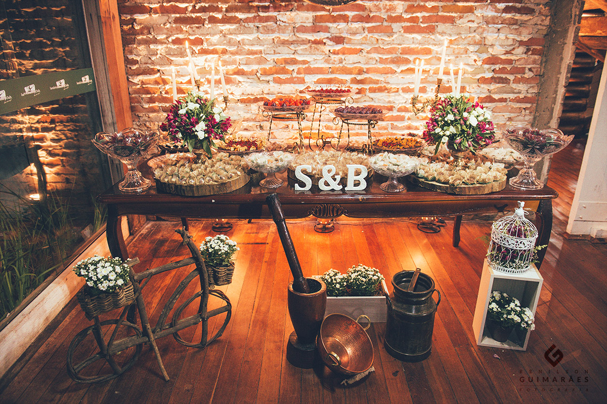 decoração da festa