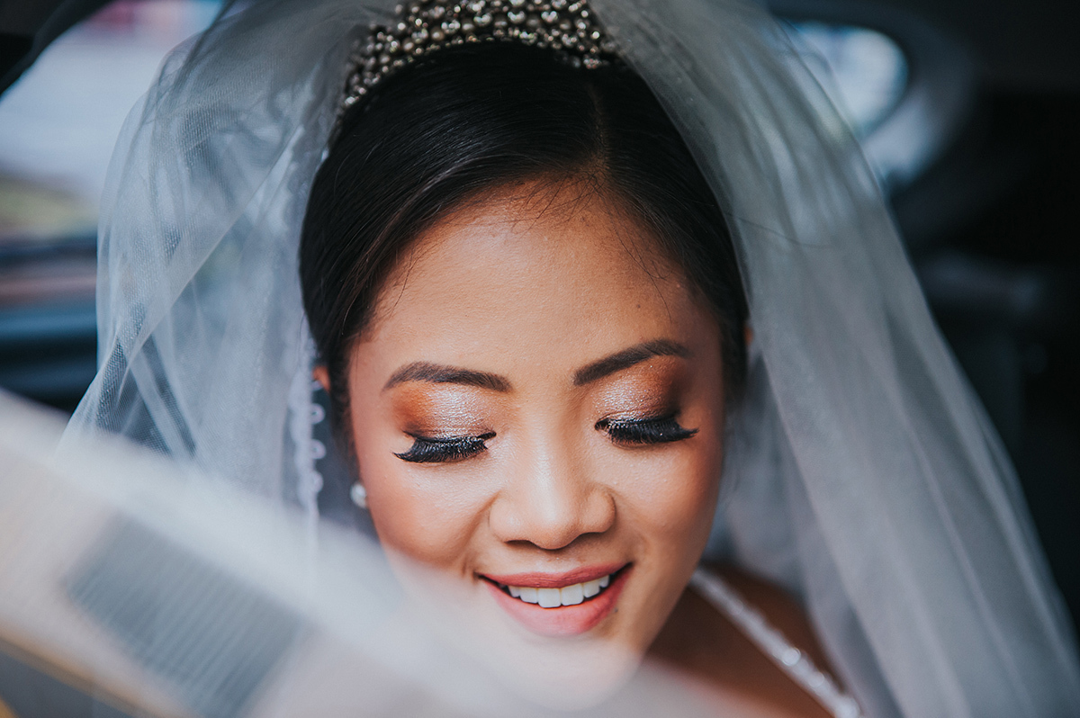 Foto da noiva antes da cerimônia