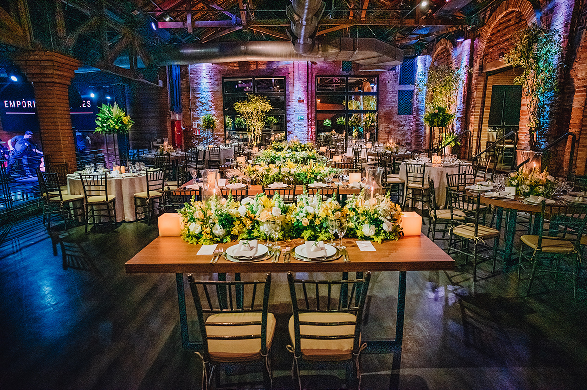 Decoração de casamento no Empório Guimarães