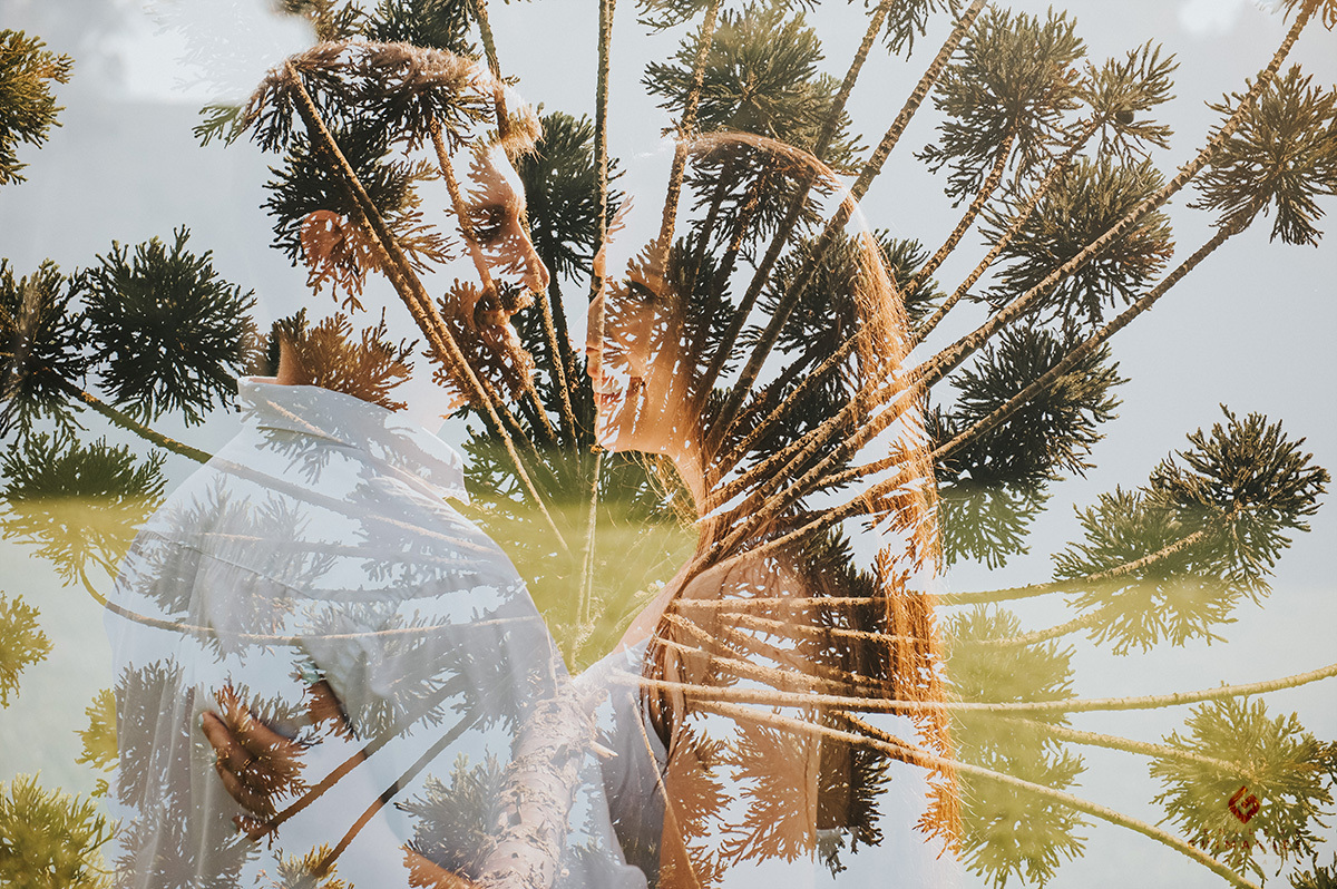 Foto com dupla exposição