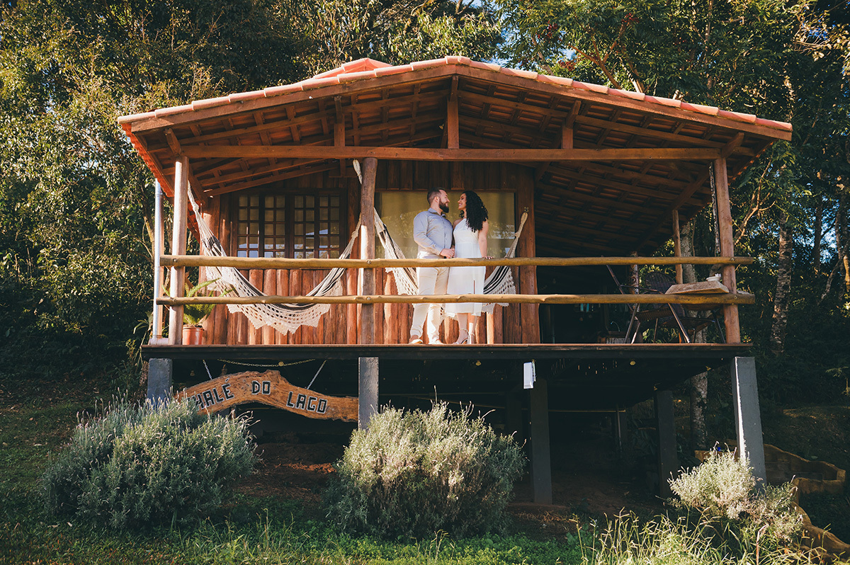 Ensaio fotográfico na cabana