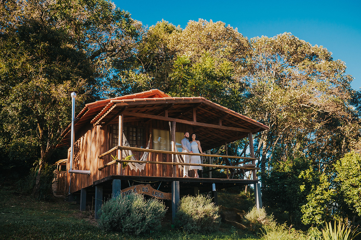 Ensaio pré-wedding na cabana