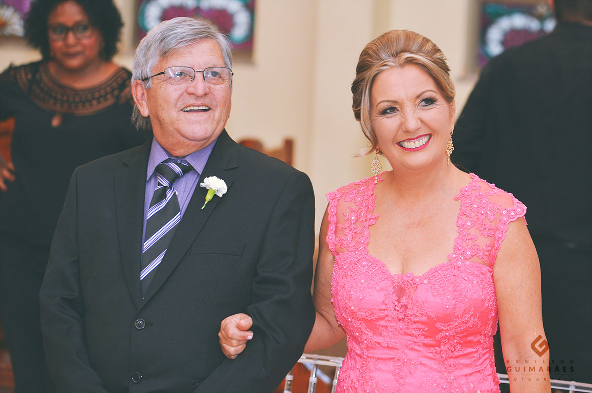 os pais da noiva