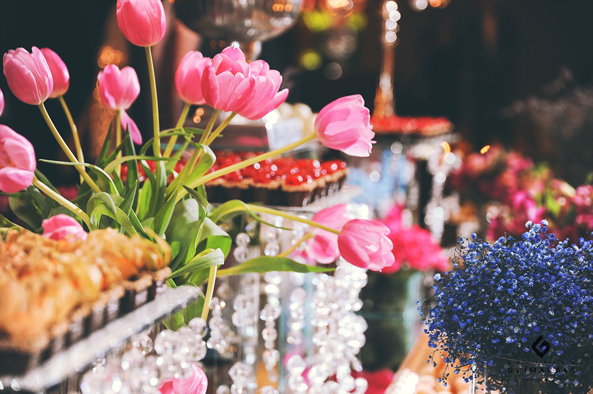 Detalhes da mesa de doces