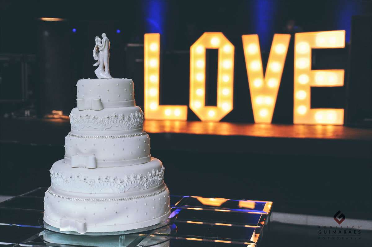 O bolo do casamento