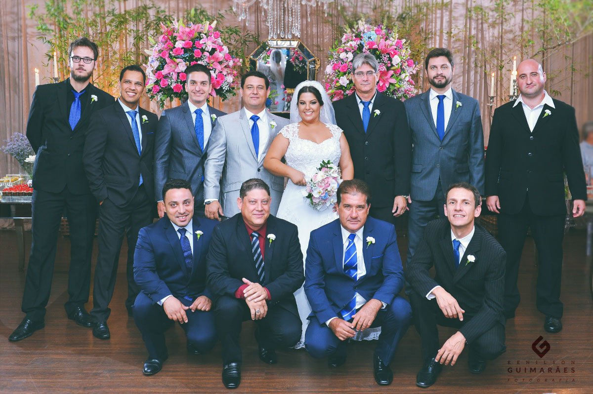 Fotos com os padrinhos