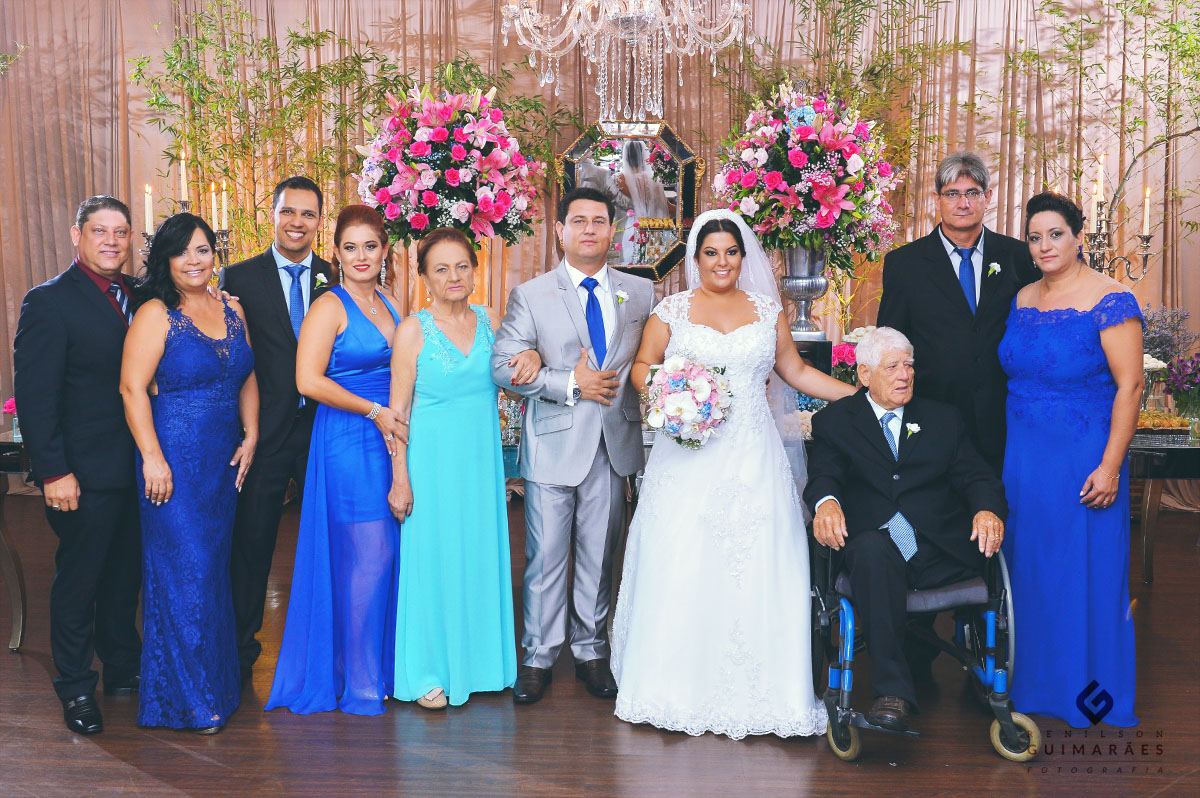 Toda família do noivo