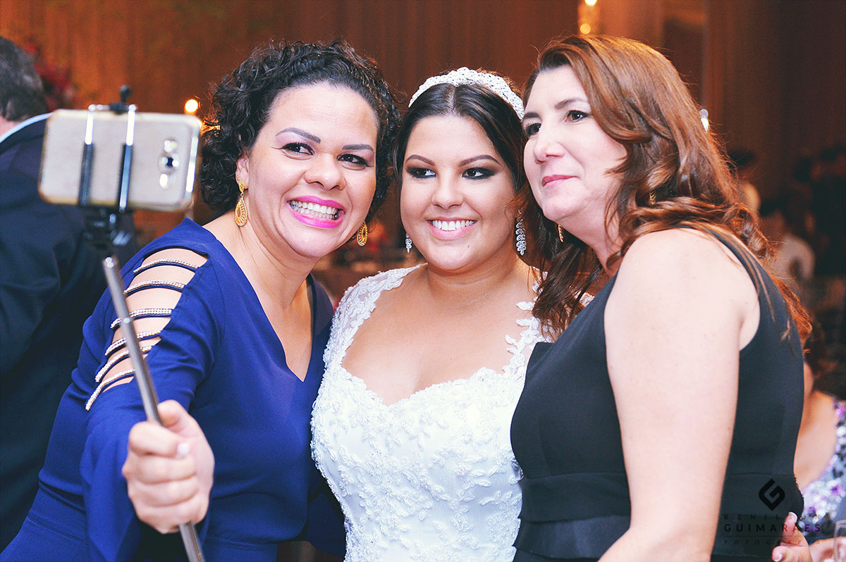 selfie com a noiva