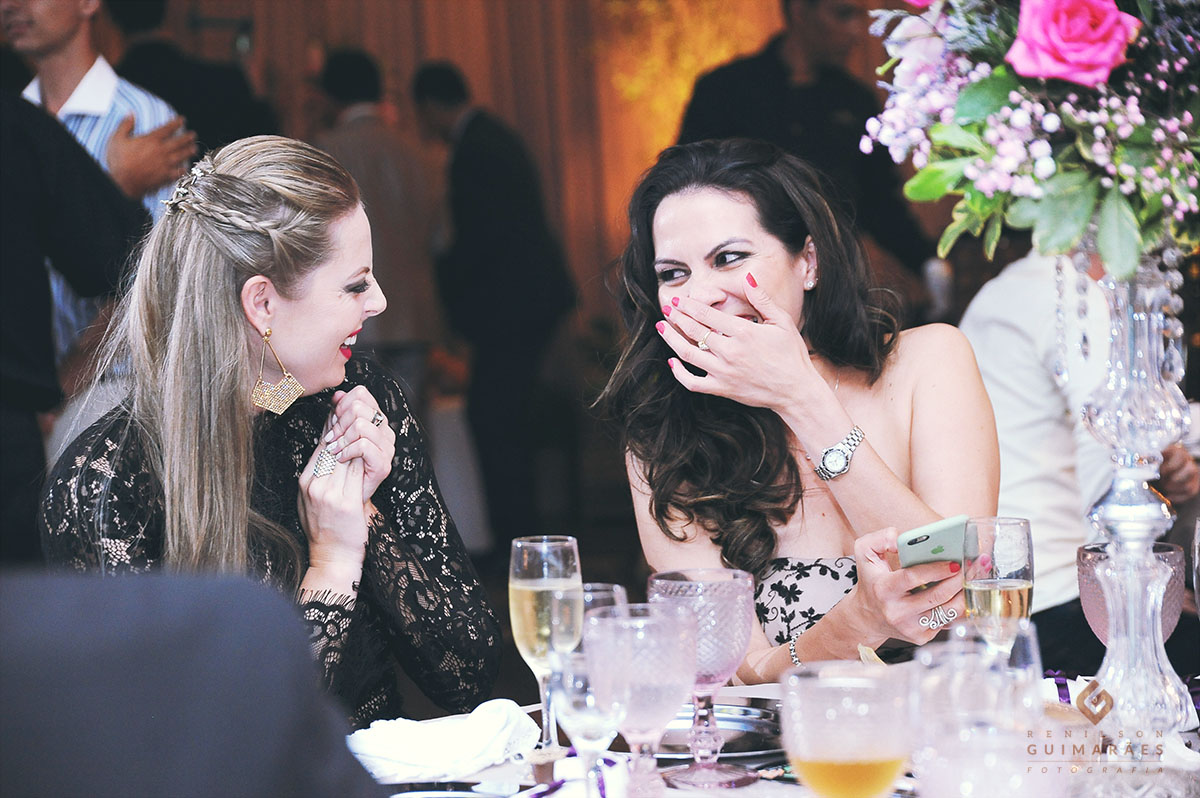 descontração dos convidados