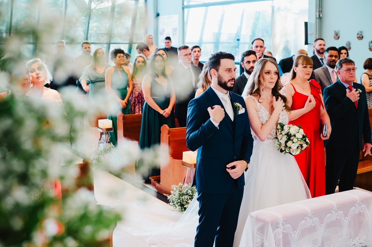 Casamento religioso no santuário do silêncio