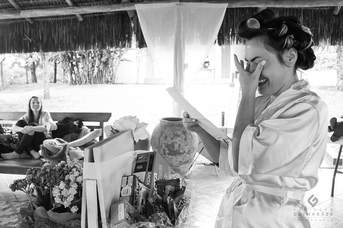 Carta da mãe da noiva, muita emoção