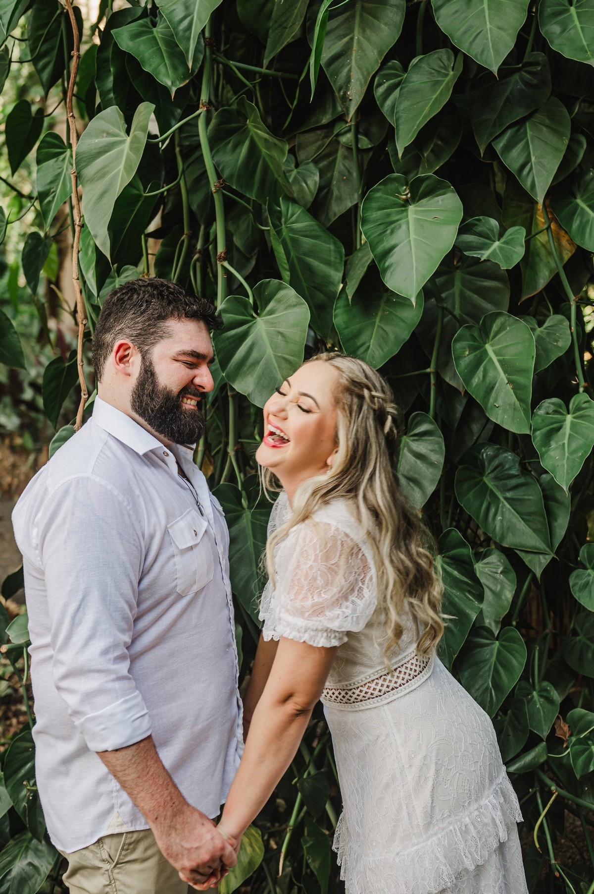 Fotos de casal no Eden Garden