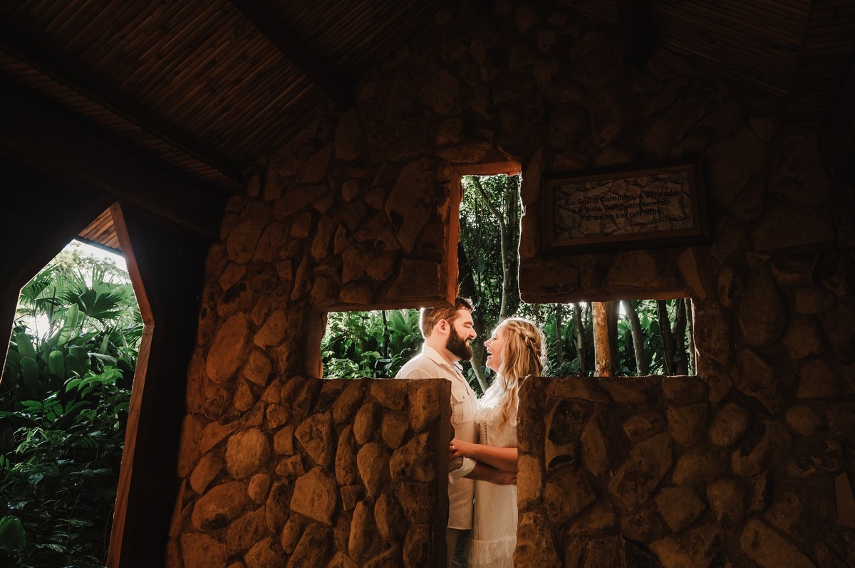 Fotos dos noivos na cruz
