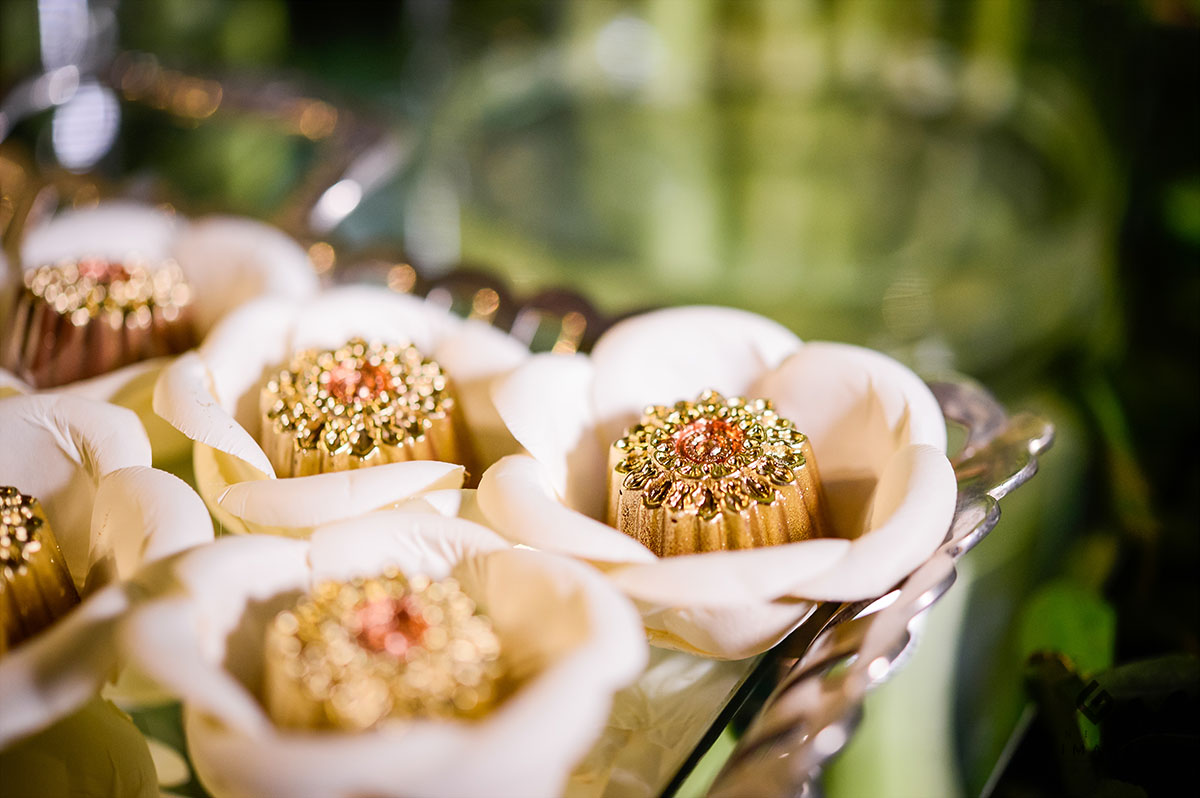 Detalhes da mesa de doces