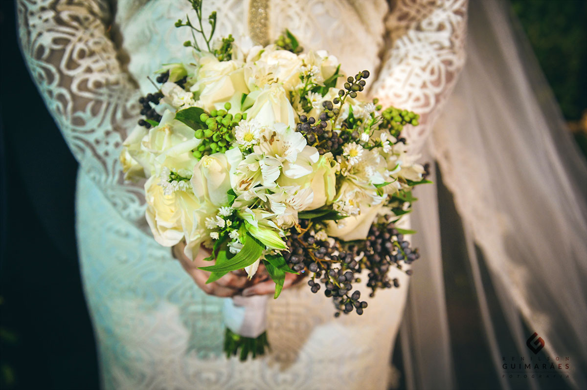 O bouquet da noiva
