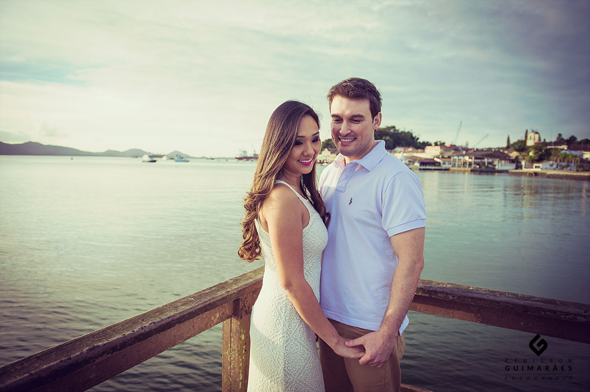 Ensaio no porto de São Chico