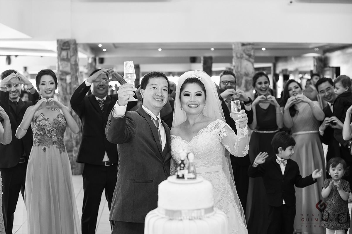 Um brinde aos noivos