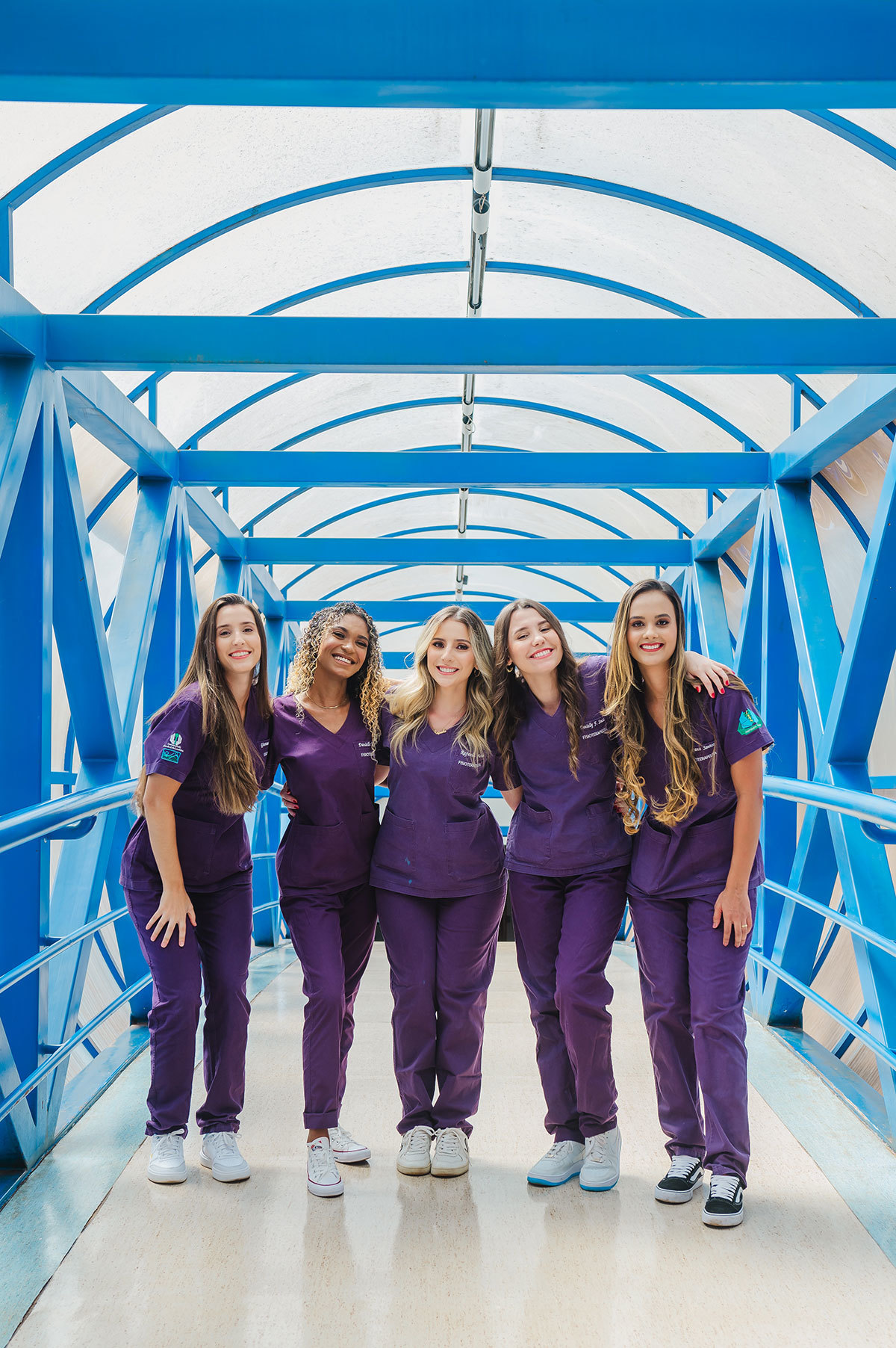 Ensaio de formatura no Hospital