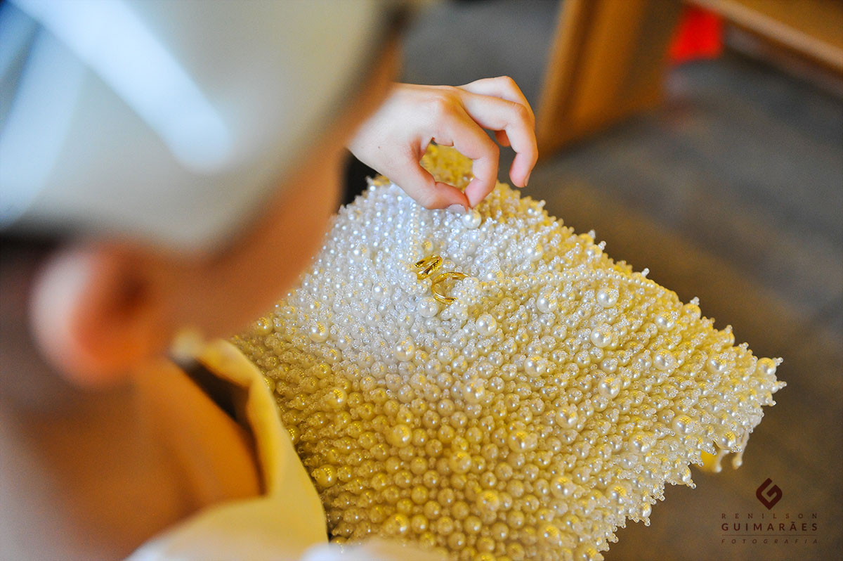 As alianças do casamento