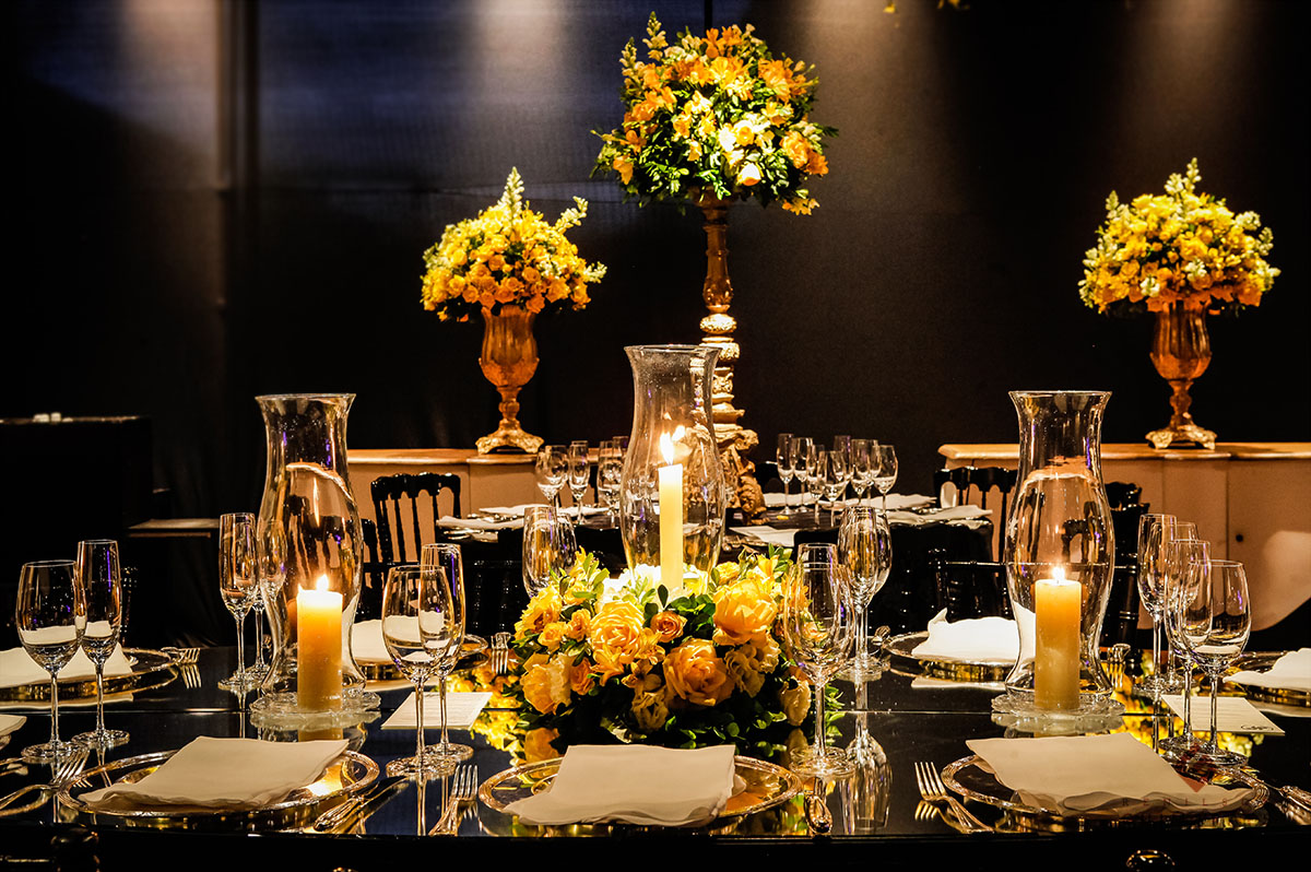 Decoração no buffet planalto