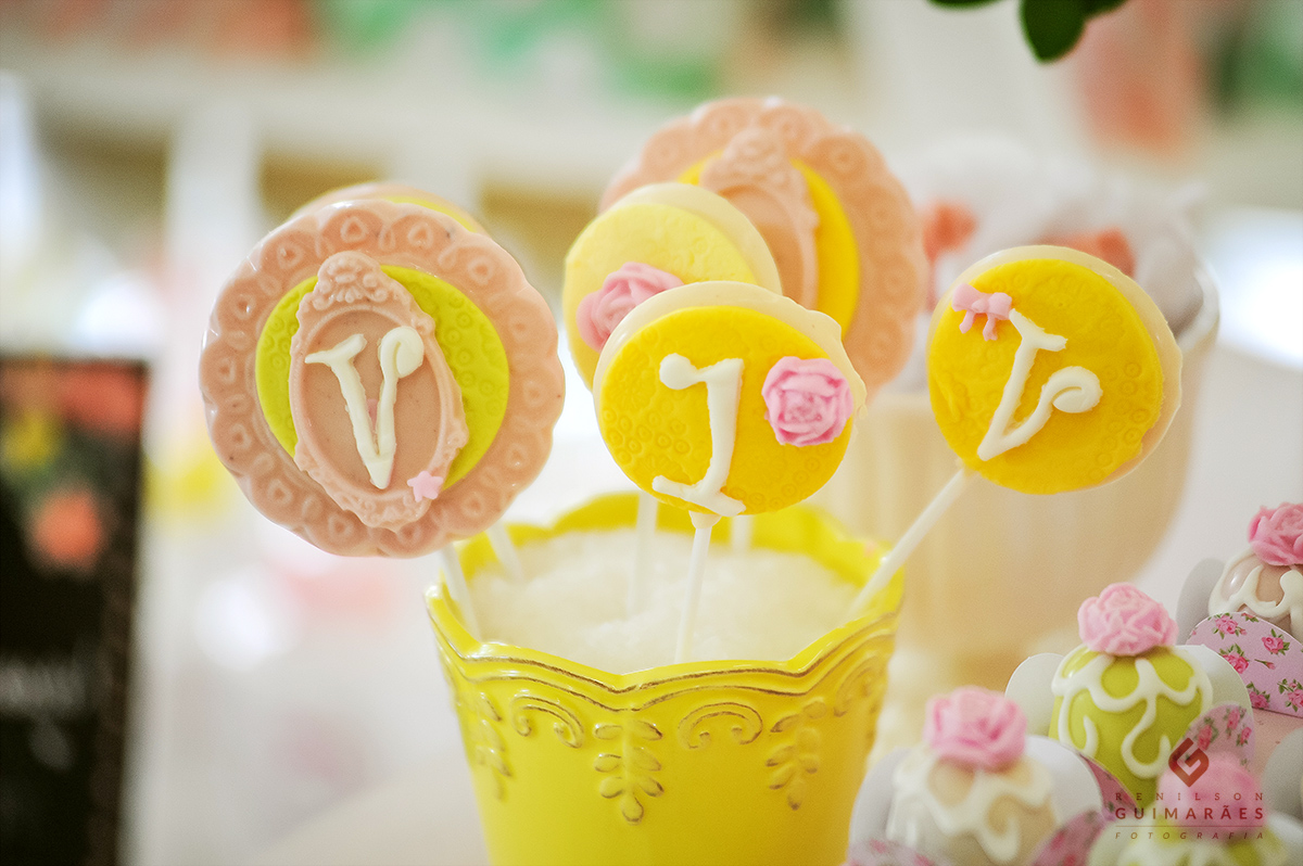 Detalhes da mesa de doces