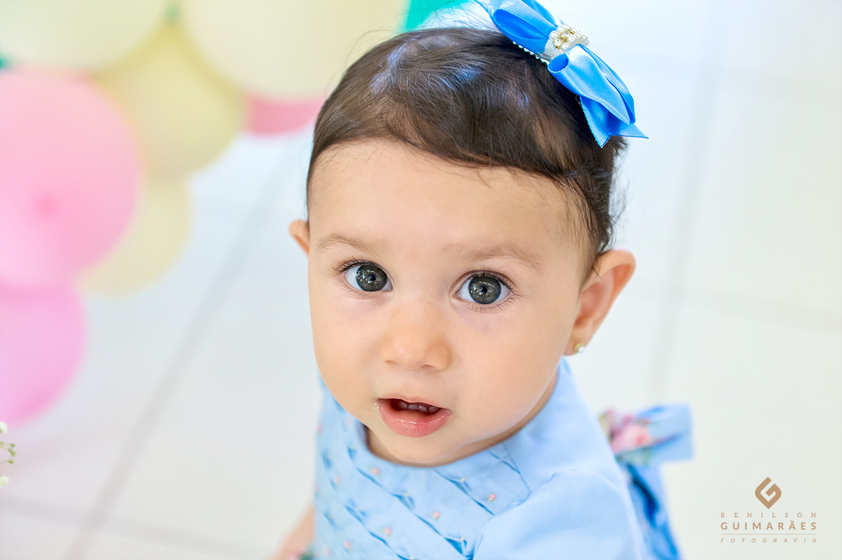 Close da aniversariante