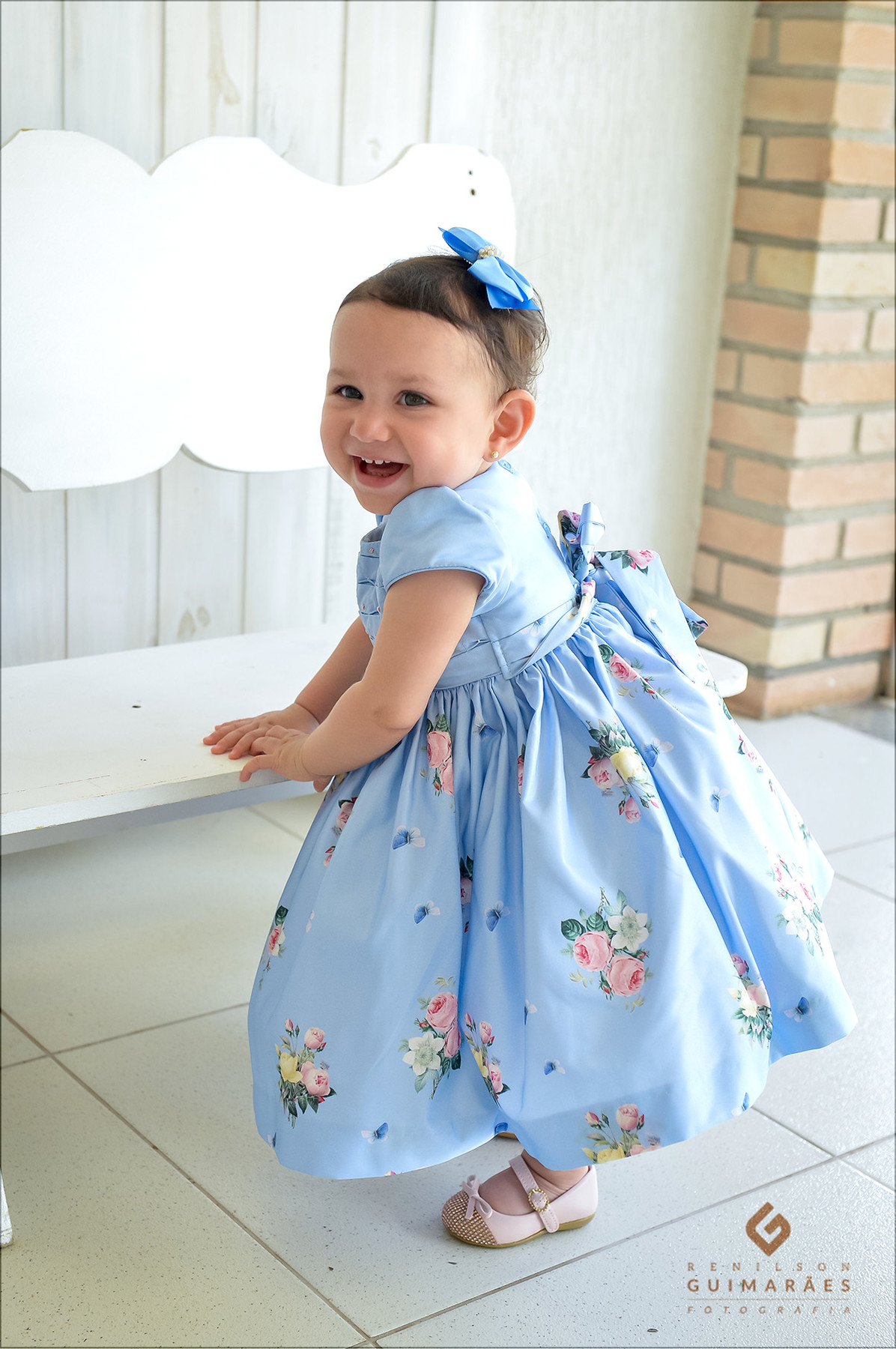 O lindo sorriso da Valentina