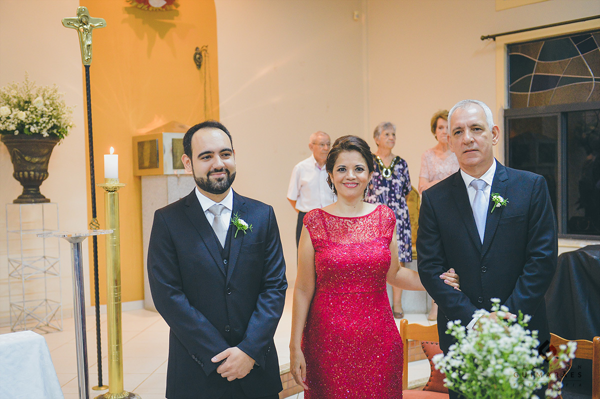 O noivo esperando a noiva