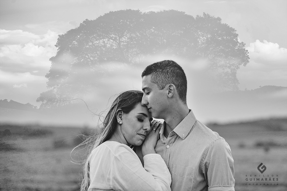 Dupla exposição do amor