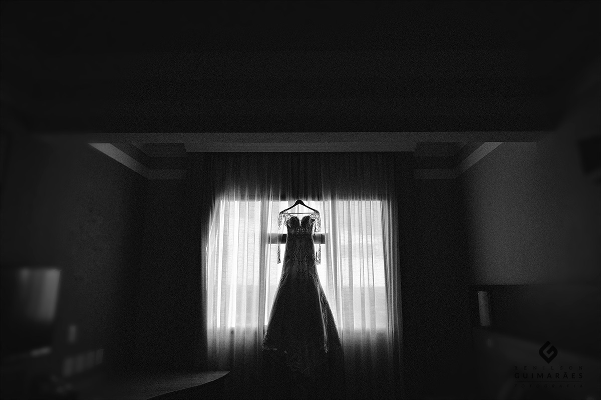 Silhueta do vestido da noiva