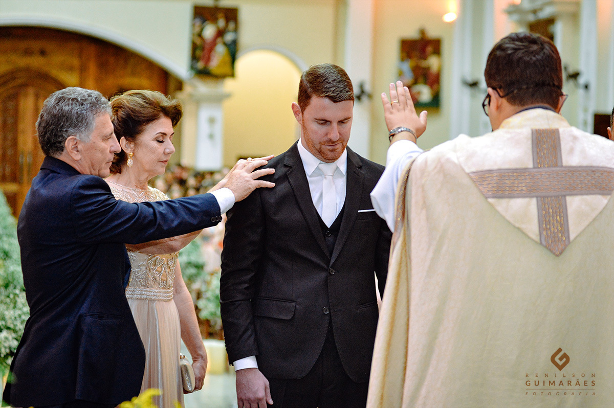 Benção dos pais do noivo
