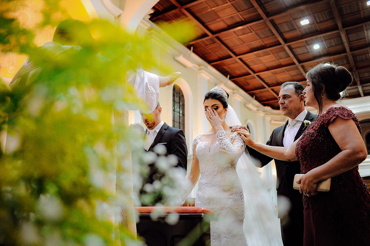 Benção dos pais da noiva