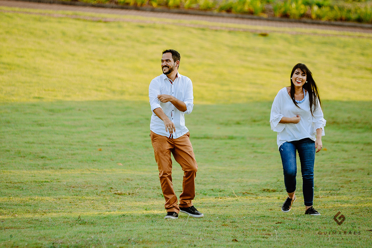 A alegria dos noivos