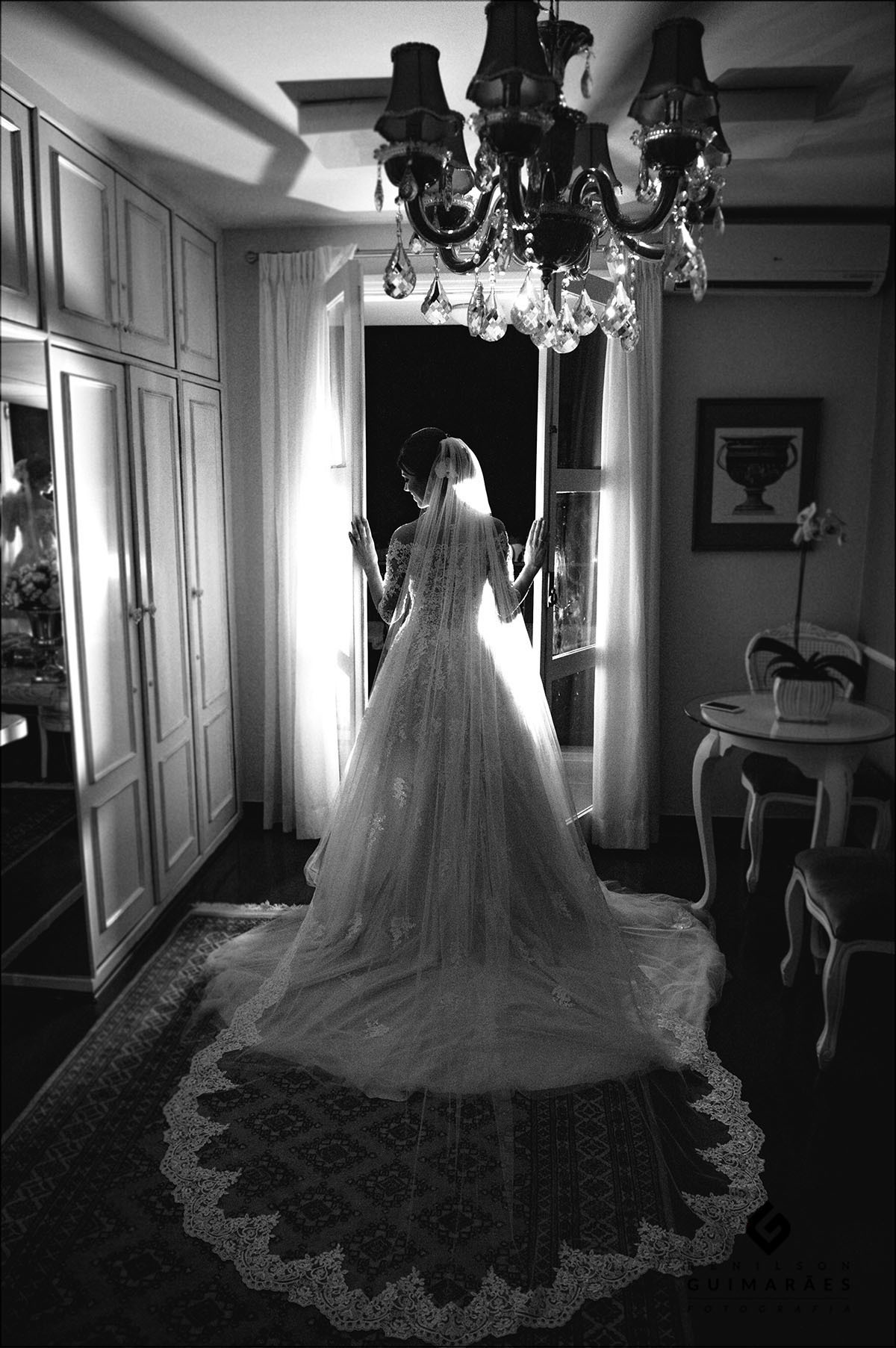 o lindo vestido da Bridal Beginning