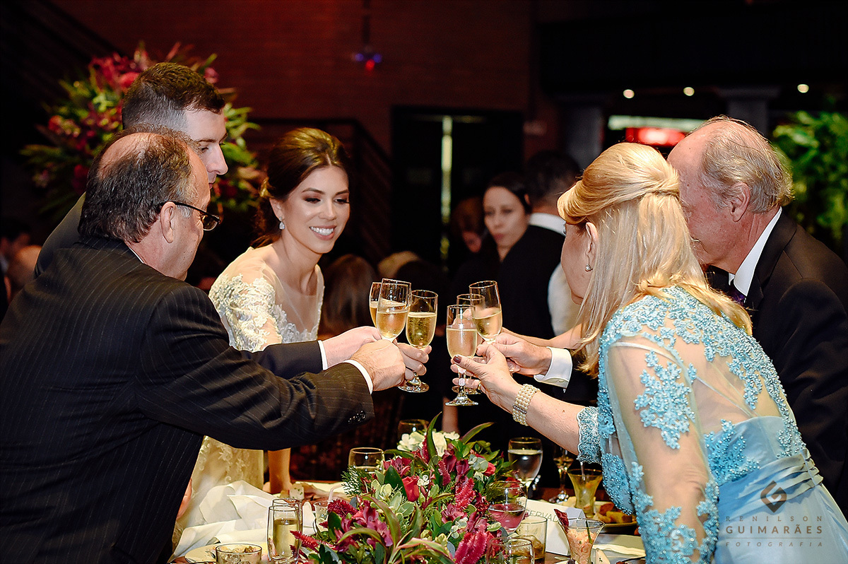 Um brinde descontraído