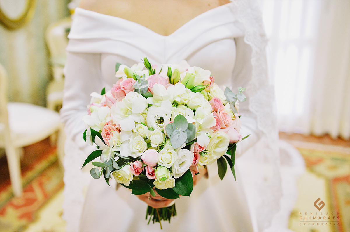 O bouquet da noiva