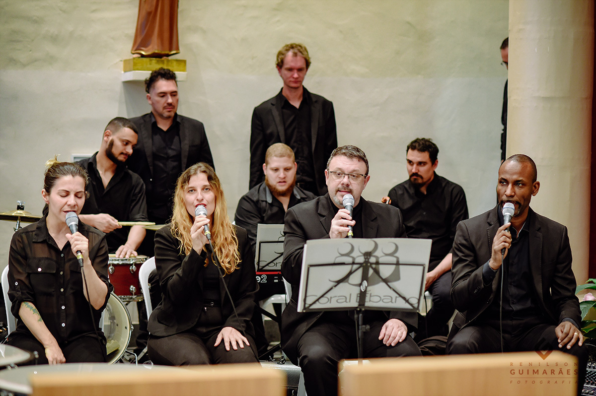Coral Ébano no casamento da Bárbara e Vagner