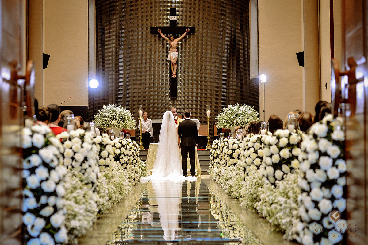 Corredor lindo da igreja matriz de Ibaiti