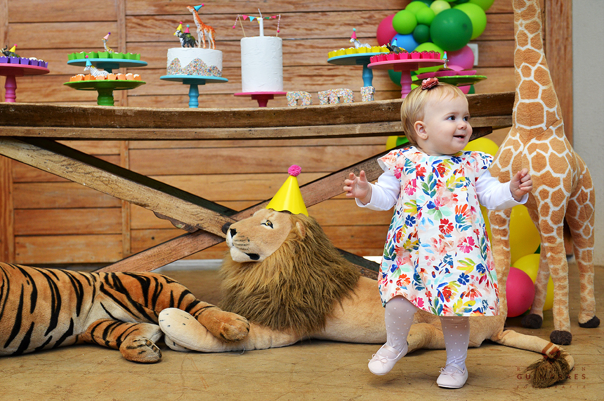 A Gabriela na festa de 1 aninho