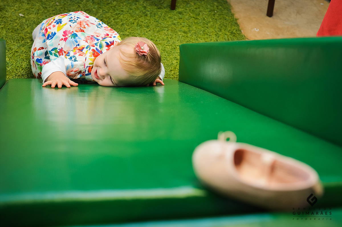 No detalhe a aniversariante