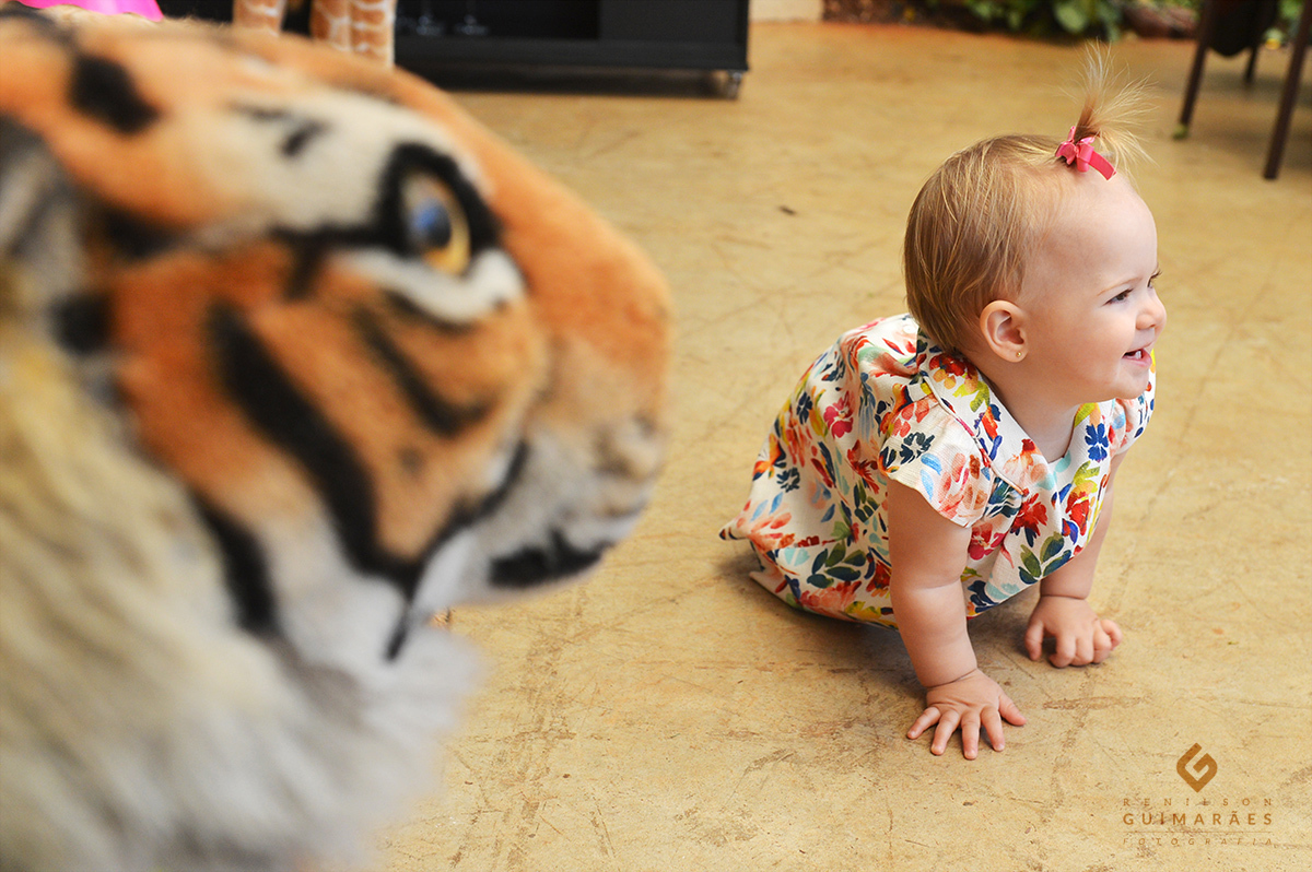A Gabriela se divertindo