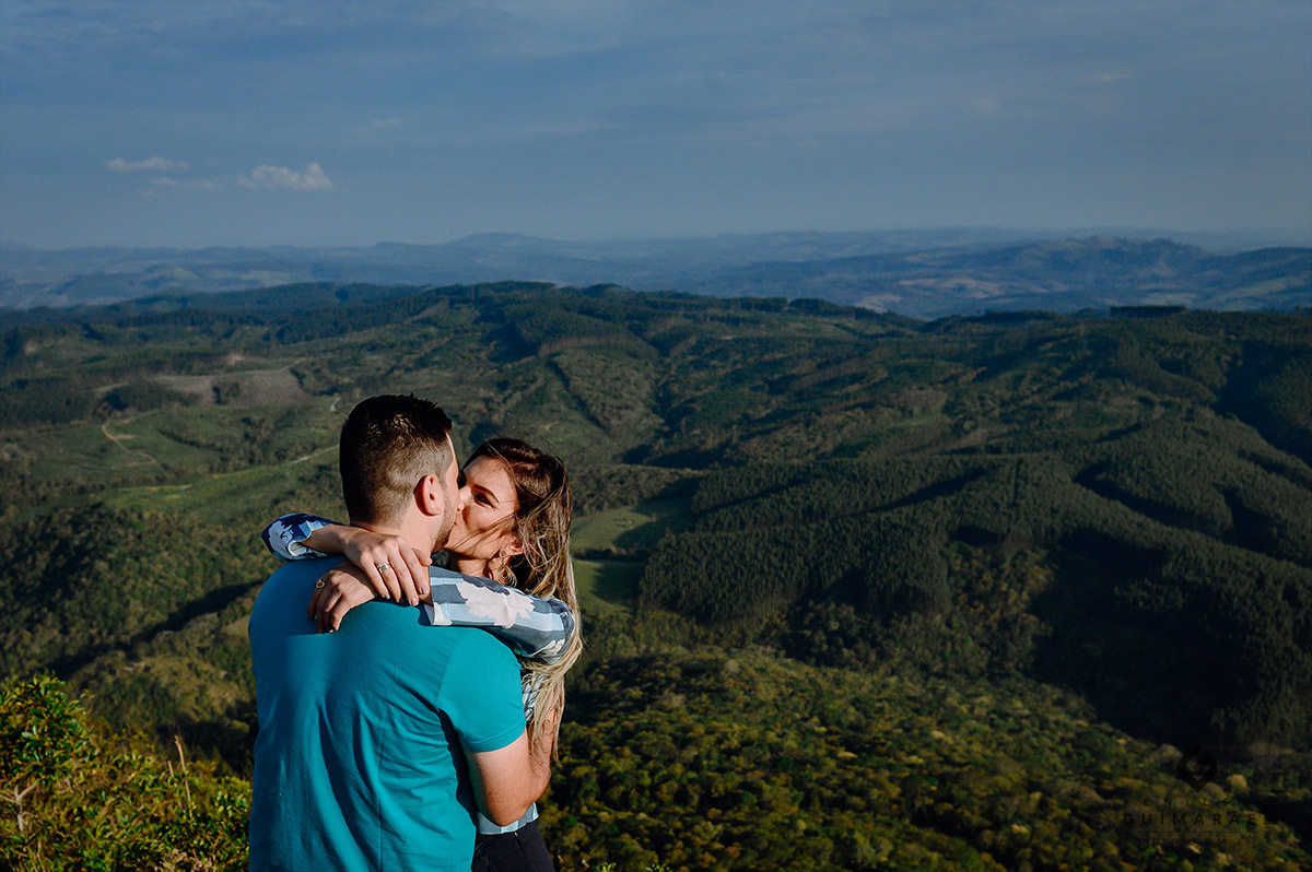 Uma vista linda da serra e muito amor!